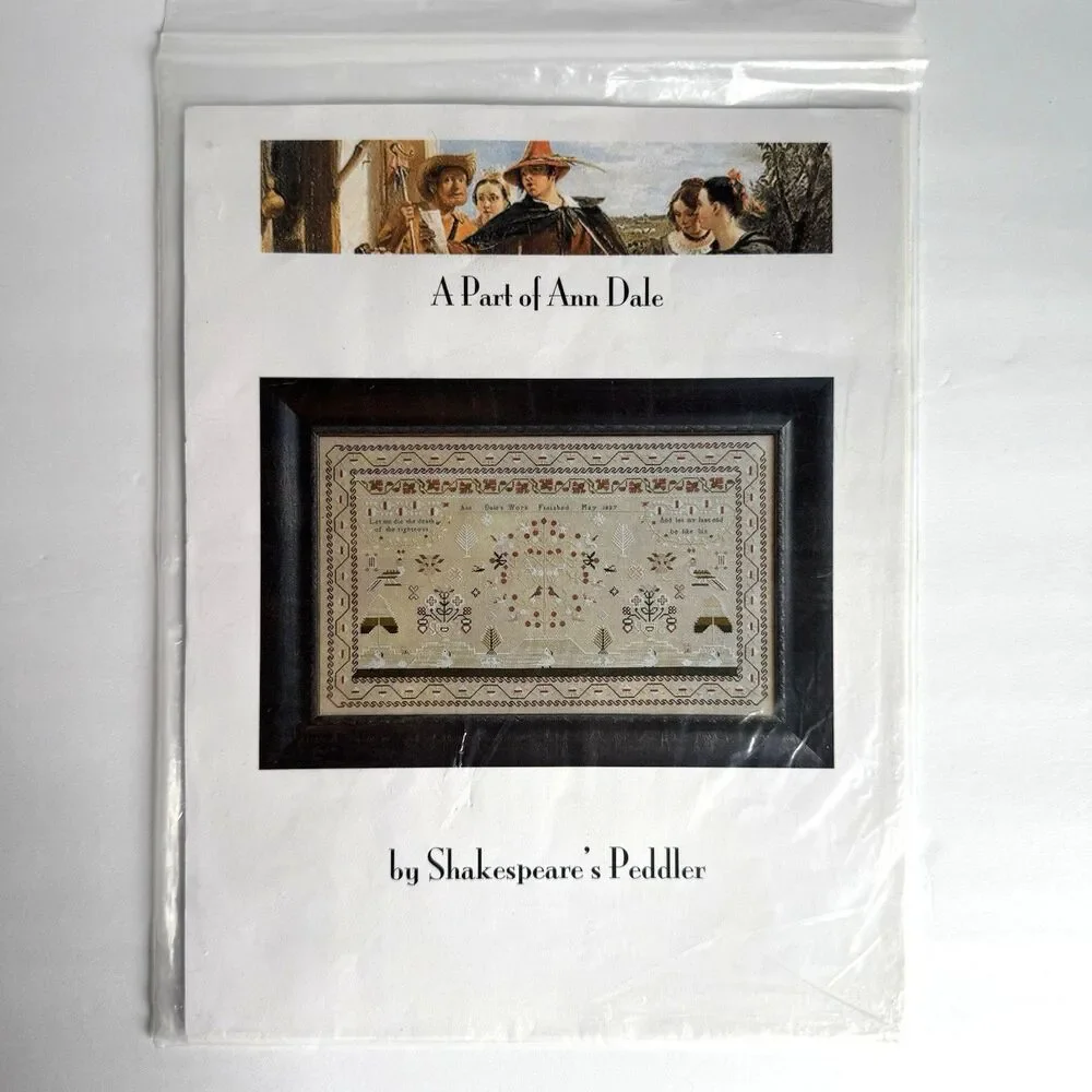 Cross Stitch Pattern Chart Shakespeare’s Peddler A Part of Ann Dale Primitive